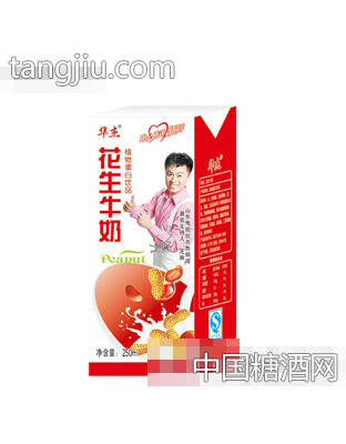 华杰盒装花生牛奶