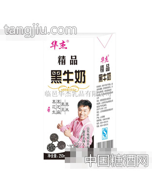 华杰精品盒装黑牛奶