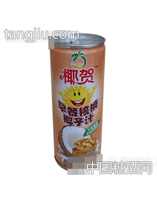 椰贺核桃椰子汁245ml