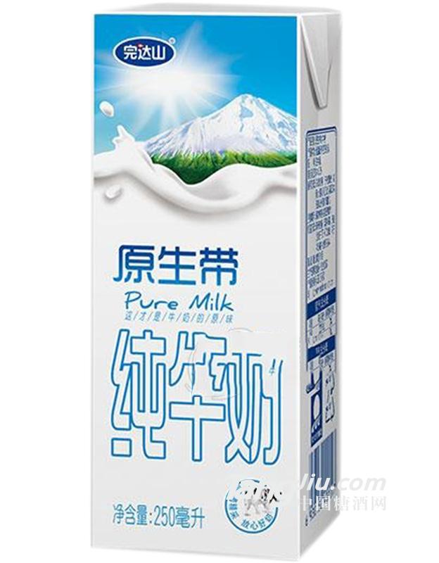 完达山原生带纯牛奶250ml