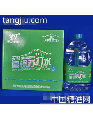 养为佳天然高锶苏打水4.5L