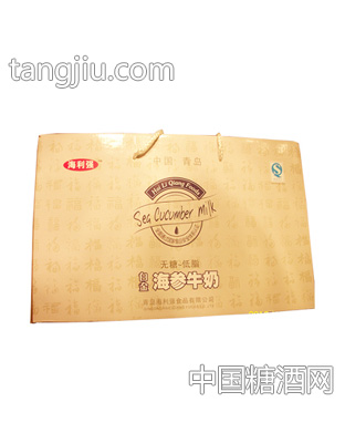 海利强白金无糖低脂海参牛奶