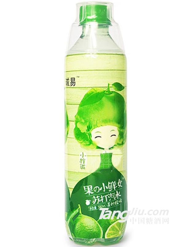 碱易 柠檬味苏打汽水 500mL