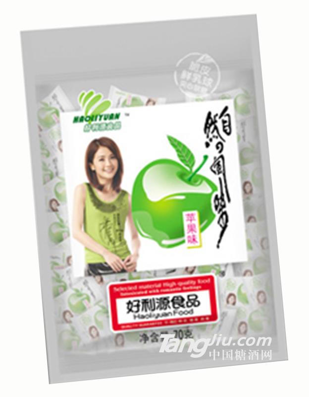 好利源鲜乳球70g苹果味