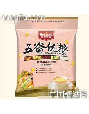 五谷优粮木糖醇高钙牛奶麦片礼盒食品