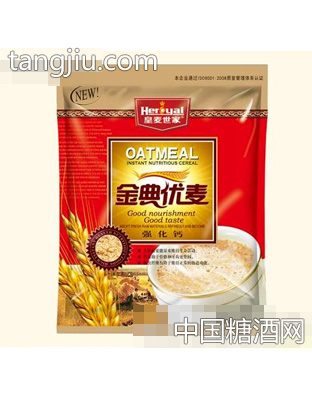 600g金典优麦强化钙麦片食品