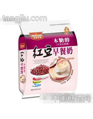 皇麦世家木糖醇红豆早餐奶