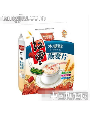 皇麦世家木糖醇红枣麦片