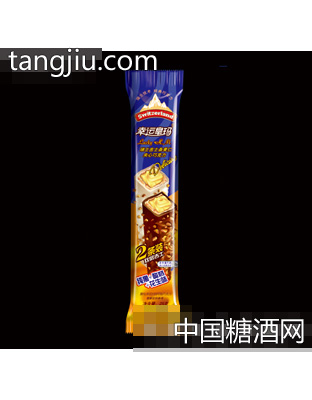 幸运皇玛瑞士吉士条果仁夹心巧克力花生味