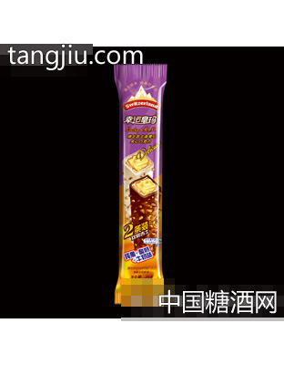 幸运皇玛瑞士吉士条果仁夹心巧克力牛奶味
