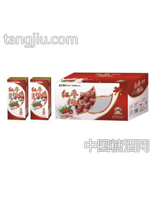 红枣枸杞乳味饮料开窗礼盒250mlx12盒
