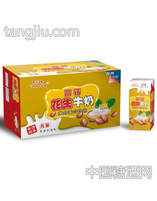 高钙花生牛奶普箱