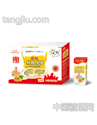 高钙核桃花生横式开窗提绳礼盒