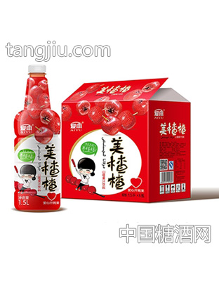 爱雨美楂楂山楂汁饮料1.5L箱