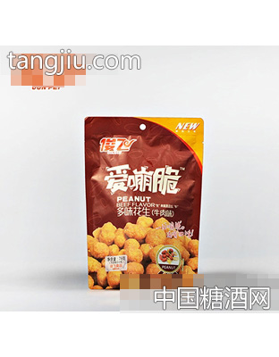 俊飞爱嘣脆多味花生牛肉味76g