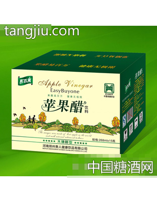 福泰268ml苹果醋箱装