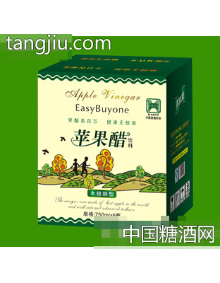 福泰750ml苹果醋箱装