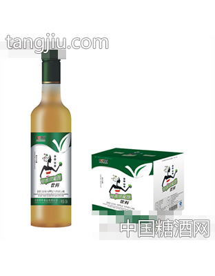 绝乖苹果醋磨砂直口瓶365ml