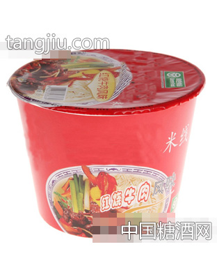 过桥米线桶装红烧牛肉味