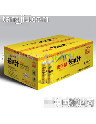 245快乐福芒果汁纸箱