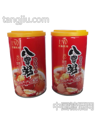 老庙粥坊红枣莲子八宝粥罐装正面