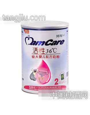 姆咔活性36℃免疫红较大奶粉2段848g