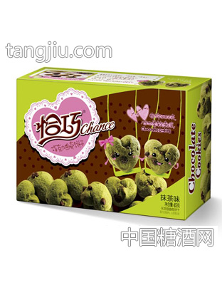 恰巧巧克力曲奇饼干抹茶味45g