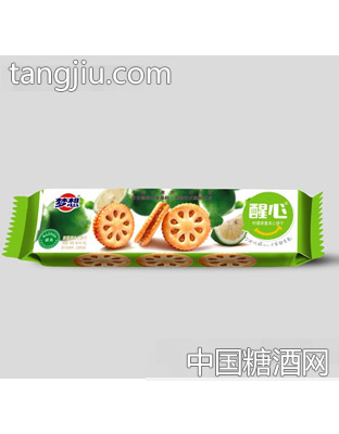 梦想醒心柠檬果酱夹心饼干