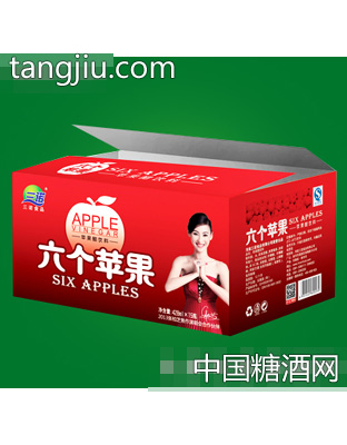 六个苹果红苹果醋428mlx15瓶