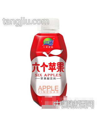 三诺六个苹果苹果醋428ml