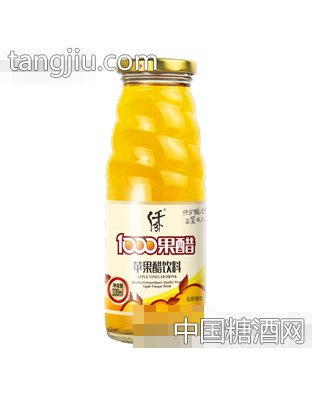 仟分无蔗糖苹果醋黄330ml