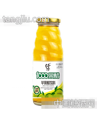 仟分无蔗糖苹果醋绿330ml