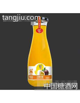 仟分百香果汁饮料1L玻璃瓶装