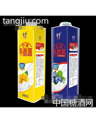 仟分蓝莓乳酸菌饮料1L纸盒