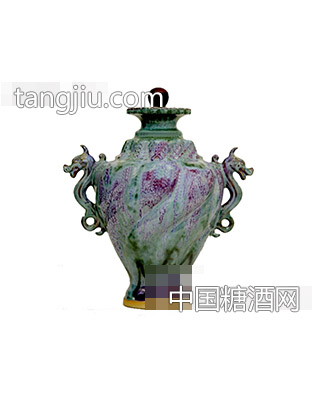 精品钧瓷·螺丝瓶