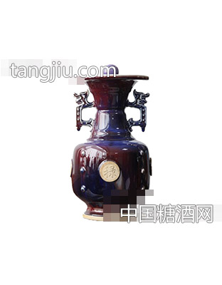 精品钧瓷·双龙尊