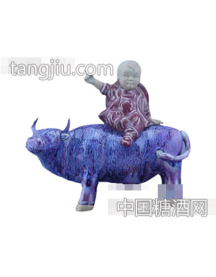精品钧瓷·牧童牛