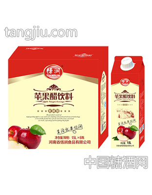 恬润苹果醋饮料1.5L