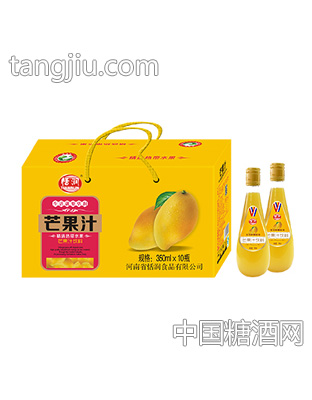 恬润350ml芒果汁饮料10瓶装