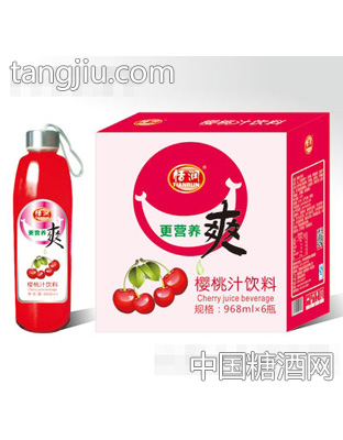 恬润樱桃汁饮料968mlx6