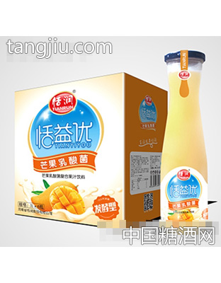 恬润恬益优芒果乳酸菌1Lx6瓶
