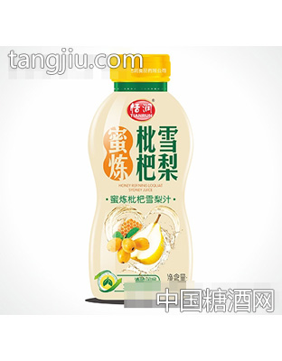 恬润塑料瓶枇杷雪梨330ml
