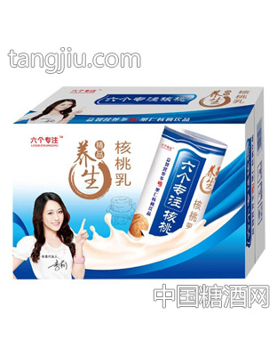 六个专注养生核桃乳