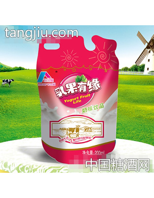 200ml乳果有缘奶味饮品草莓味