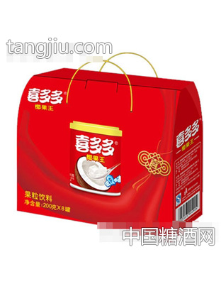 喜多多椰果王礼盒（8罐装）