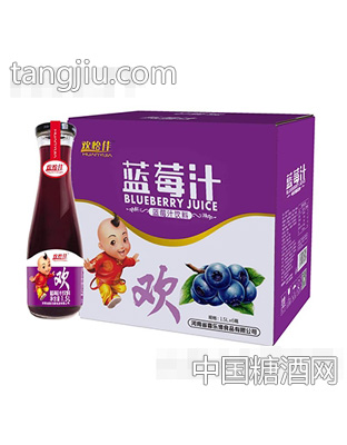 欢怡佳蓝莓汁饮料1.5Lx6瓶