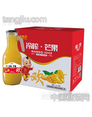 欢怡佳冷榨芒果汁饮料1.5Lx6瓶