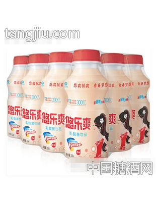 雪牛悠乐爽乳酸菌饮品原味330ml