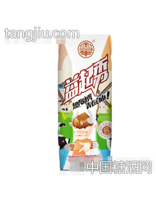 雪牛益起秀发酵型乳酸菌饮品巧克力味240ml