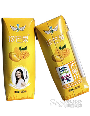 珍芒果生榨芒果汁（盒装）250ml